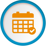 calendar check mark icon 0